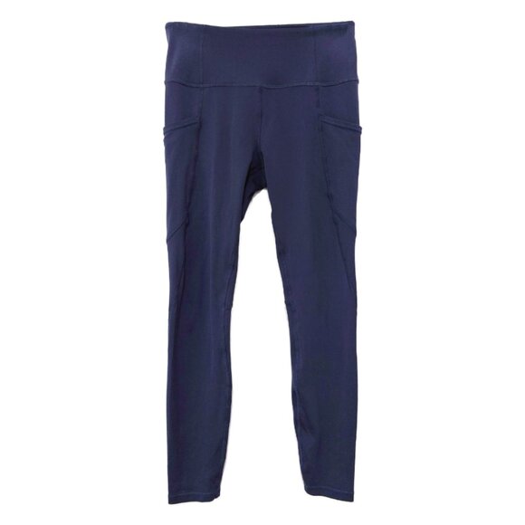 Quince Ultra-Soft High-Rise Pocket Legging in Blue Fog - Picture 3 of 8